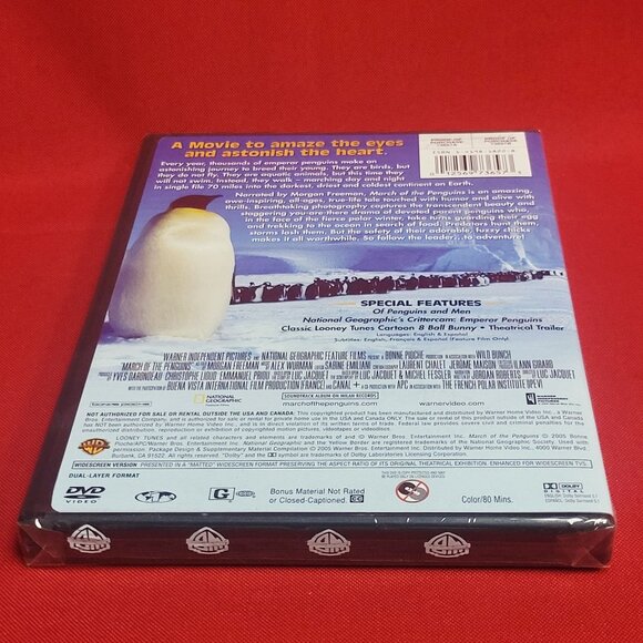March of the Penguins Widescreen Edition DVD 2005 New Sealed - Picture 4 of 6